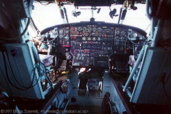 cockpit - looking forward